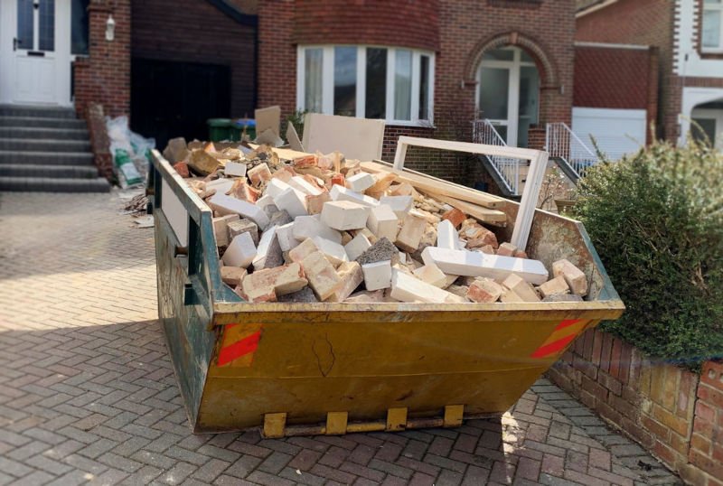 Image full of yellow skip